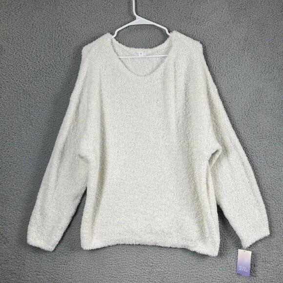 Stars Above Pajama Top Womens XXL Cream - Picture 1 of 9